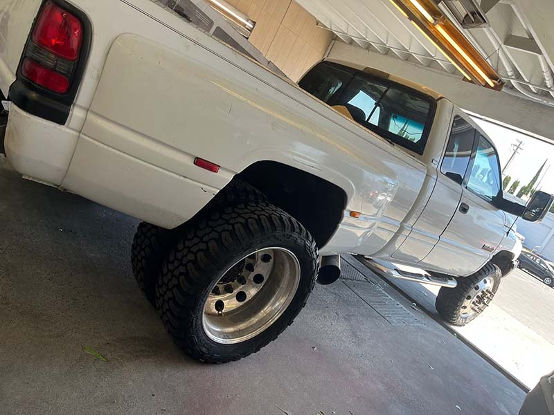 Before restoration - side angle